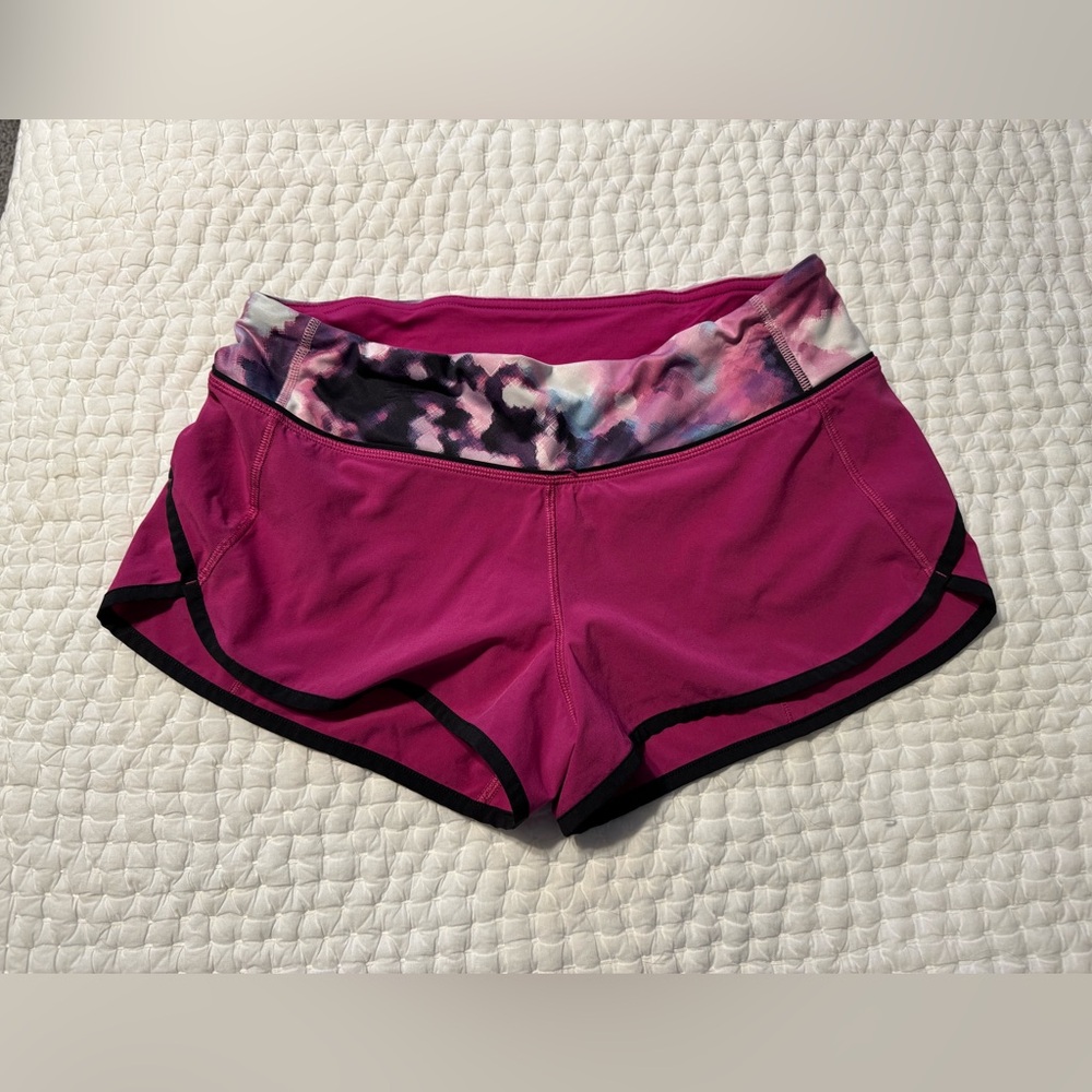 Lululemon speed shorts. 2.5 inch inseam. Like new condition. Size 6